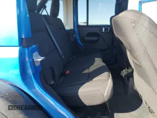 2022 Jeep Wrangler Unlimited Sport S with VIN 1C4HJXDG0NW203829, listed as a Copart auction lot 47921245 with 17,967 mi miles and Salvage Title. Bid and sale history available at DreamBid. Image 11.