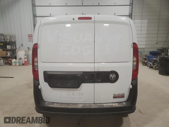 2019 Ram ProMaster City Cargo Tradesman with VIN ZFBHRFAB0K6N45789, listed as a Copart auction lot 47836375 with 152,626 mi miles and Salvage Title. Bid and sale history available at carsss.com. Image 6.