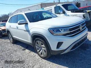 2020 Volkswagen Atlas SE with VIN 1V26E2CA1LC230384, listed as a IAAI auction lot 41595721 with 65,796 mi miles and . Bid and sale history available at DreamBid. Image 1.