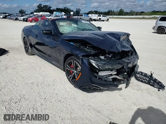 2023 BMW 4 Series M440i with VIN WBA53AT03PCL15153, listed as a Copart auction lot 85457074 with Not Provided miles and Salvage Title. Bid and sale history available at DreamBid. Image 11.