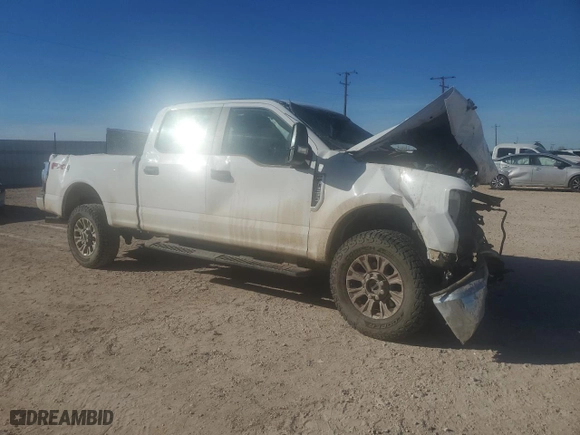 2022 Ford Super Duty F-250 SRW XL with VIN 1FT7W2B65NEF55546, listed as a Copart auction lot 43663015 with 0 mi miles and Salvage Title. Bid and sale history available at carsss.com. Image 4.