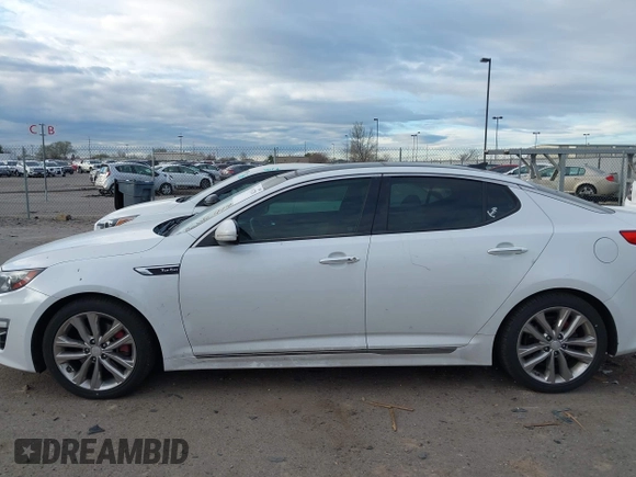 2015 Kia Optima SXL Turbo with VIN 5XXGR4A63FG374348, listed as a IAAI auction lot 41913278 with 173,880 mi miles and . Bid and sale history available at DreamBid. Image 6.