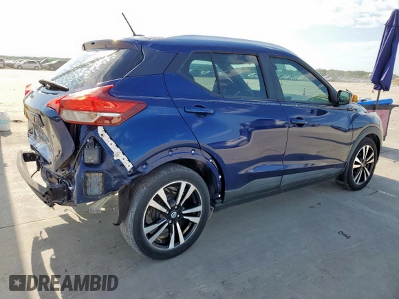 2020 Nissan Kicks SV с VIN 3N1CP5CV3LL536271, выставлен на аукционе Copart как лот 56705175 с пробегом 18 403 миль миль и Списание • Salvage title. История ставок и продаж доступна на DreamBid. Изображение 3.