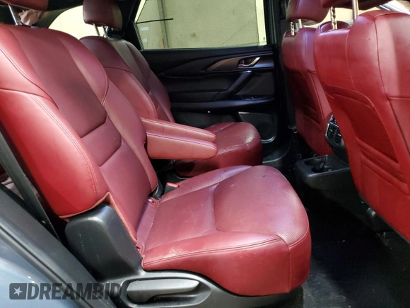 2021 Mazda CX-9 Carbon Edition with VIN JM3TCADY2M0527657, listed as a Copart auction lot 46650145 with 69,439 mi miles and Salvage title. Bid and sale history available at DreamBid. Image 11.