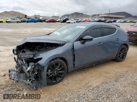 2021 Mazda Mazda3 Hatchback 2.5 Turbo Premium Plus with VIN JM1BPBNY1M1334231, listed as a Copart auction lot 44901333 with 0 mi miles. Bid and sale history available at carsss.com. Image 1.