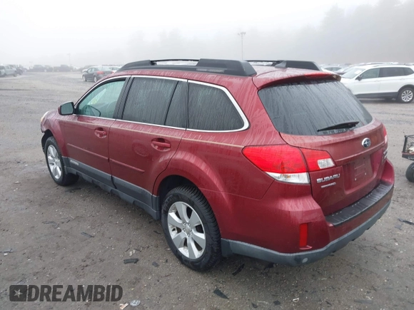 2011 Subaru Outback 2.5i Limited Pwr Moon with VIN 4S4BRBKC9B3419608, listed as a IAAI auction lot 41911566 with 161,138 mi miles. Bid and sale history available at carsss.com. Image 3.