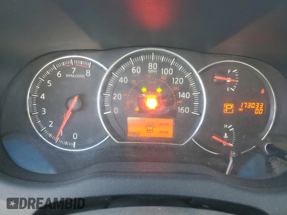 2010 Nissan Maxima S with VIN 1N4AA5AP7AC813268, listed as a Copart auction lot 55102405 with 173,033 mi miles and Salvage title. Bid and sale history available at DreamBid. Image 9.