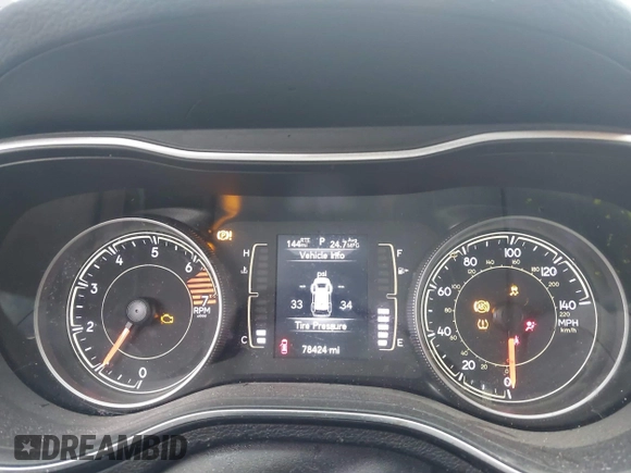2020 Jeep Cherokee Altitude with VIN 1C4PJLLB7LD541635, listed as a IAAI auction lot 41892489 with 78,424 mi miles. Bid and sale history available at carsss.com. Image 7.
