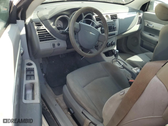 2008 Chrysler Sebring Touring with VIN 1C3LC55R58N156756, listed as a Copart auction lot 77406234 with 0 mi miles and Salvage Title. Bid and sale history available at carsss.com. Image 8.