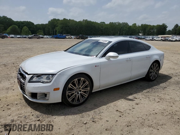2013 Audi A7 Premium Plus с VIN WAUYGAFC0DN150198, выставлен на аукционе Copart как лот 57154595 с пробегом 144 056 миль миль и Списание • Salvage title. История ставок и продаж доступна на DreamBid. Изображение 1.