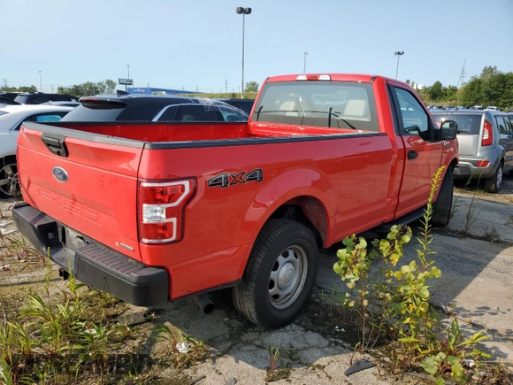 2018 Ford F-150 XL with VIN 1FTMF1EP9JKD31127, listed as a Copart auction lot 69008354 with 185,772 mi miles and Clean title. Bid and sale history available at DreamBid. Image 3.