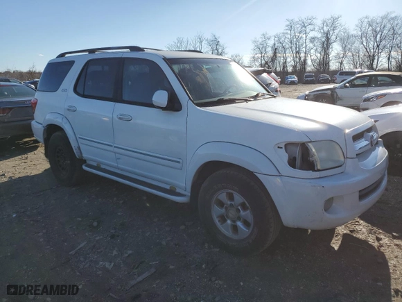 2005 Toyota Sequoia SR5 with VIN 5TDZT34A35S259296, listed as a Copart auction lot 85691634 with 243,071 mi miles and Non Repairable. Bid and sale history available at carsss.com. Image 4.
