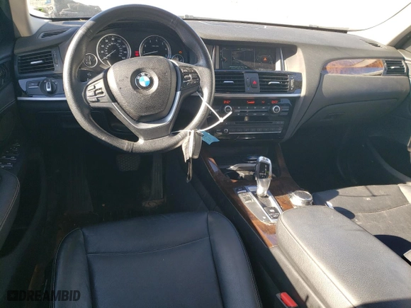 2017 BMW X3 sDrive28i with VIN 5UXWZ7C36H0V94568, listed as a Copart auction lot 42099475 with 79,377 mi miles and Salvage Title. Bid and sale history available at carsss.com. Image 8.