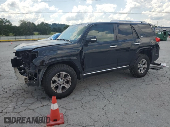 2011 Toyota 4Runner SR5 with VIN JTEZU5JR1B5015341, listed as a Copart auction lot 63590305 with 192,795 mi miles and Salvage title. Bid and sale history available at DreamBid. Image 1.