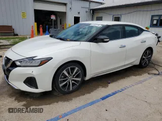 2021 Nissan Maxima SV z VIN 1N4AA6CV0MC509513, wystawiony jako Copart lot #57102775 z przebiegiem 77 319 mil mil oraz Szkoda całkowita • Salvage title. Historia ofert i sprzedaży dostępna na DreamBid. Obrazek 1.