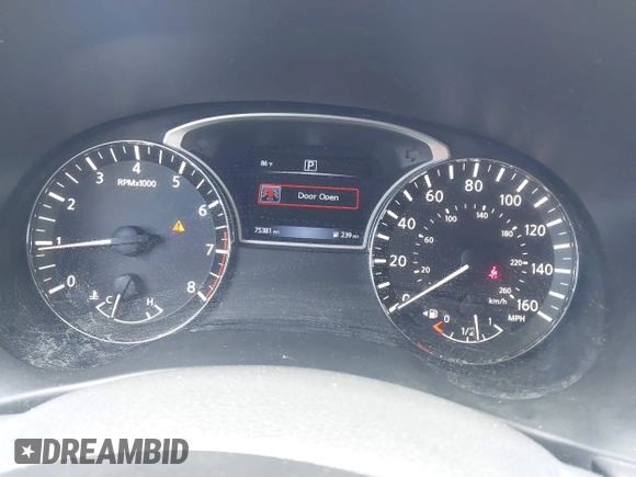 2017 Nissan Pathfinder S with VIN 5N1DR2MN3HC603281, listed as a IAAI auction lot 39728416 with 75,381 mi miles and . Bid and sale history available at DreamBid. Image 7.