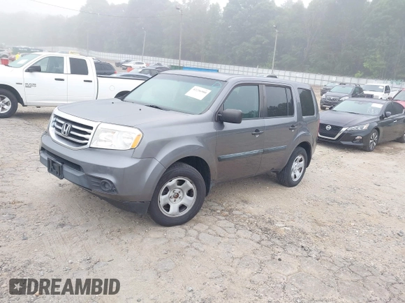 2014 Honda Pilot LX with VIN 5FNYF4H2XEB004614, listed as a IAAI auction lot 42236980 with 160,357 mi miles and . Bid and sale history available at DreamBid. Image 17.