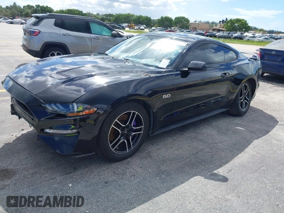 2018 Ford Mustang GT with VIN 1FA6P8CF5J5105518, listed as a IAAI auction lot 40641291 with 123,172 mi miles and . Bid and sale history available at DreamBid. Image 2.