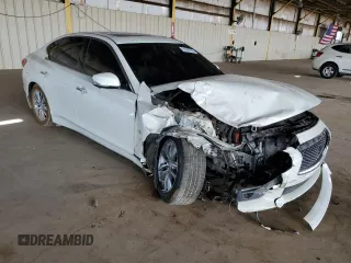 2017 Infiniti Q50 Premium with VIN JN1EV7AP9HM735109, listed as a Copart auction lot 51840745 with 95,507 mi miles and Salvage Title. Bid and sale history available at DreamBid. Image 4.