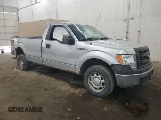 2013 Ford F-150 XL with VIN 1FTNF1EF1DKF15607, listed as a Copart auction lot 82868284 with 206,015 mi miles and Salvage title. Bid and sale history available at DreamBid. Image 4.