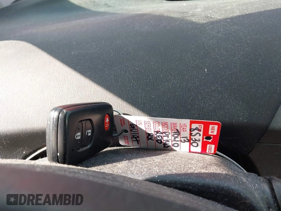2013 Toyota Prius One with VIN JTDKN3DU9D0346093, listed as a IAAI auction lot 42022273 with 165,731 mi miles and . Bid and sale history available at DreamBid. Image 11.