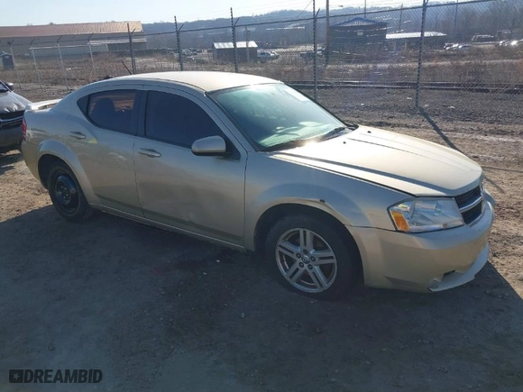 2010 Dodge Avenger R/T with VIN 1B3CC5FB5AN206267, listed as a IAAI auction lot 41794604 with 0 mi miles. Bid and sale history available at carsss.com. Image 1.