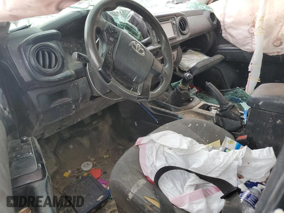 2017 Toyota Tacoma SR with VIN 5TFSX5EN4HX048433, listed as a Copart auction lot 60494905 with Not provided miles and Salvage title. Bid and sale history available at DreamBid. Image 8.