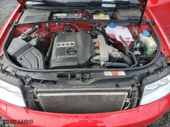2004 Audi A4 1.8T with VIN WAUVC68E34A262690, listed as a Copart auction lot 50003165 with 113,996 mi miles and Salvage Title. Bid and sale history available at carsss.com. Image 13.