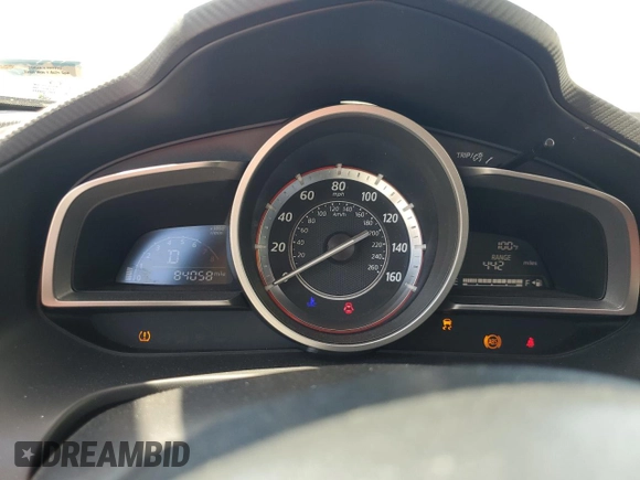2015 Mazda 3 i Touring with VIN 3MZBM1L76FM225022, listed as a Copart auction lot 64044735 with 84,058 mi miles and Salvage title. Bid and sale history available at DreamBid. Image 9.