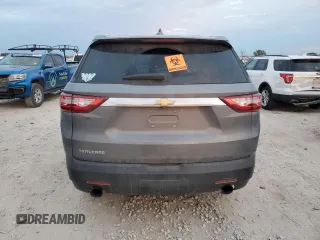 2020 Chevrolet Traverse LS with VIN 1GNERFKW2LJ145630, listed as a Copart auction lot 46484255 with 101,966 mi miles and Salvage Title. Bid and sale history available at carsss.com. Image 6.