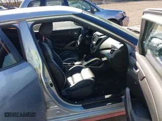 2016 Hyundai Veloster Turbo with VIN KMHTC6AE1GU254168, listed as a IAAI auction lot 42003625 with 92,868 mi miles. Bid and sale history available at carsss.com. Image 5.