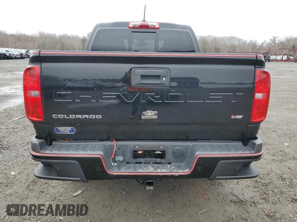 2022 Chevrolet Colorado 4WD Z71 z VIN 1GCGTDEN8N1330939, wystawiony jako Copart lot #47436595 z przebiegiem 26 579 mil mil oraz Szkoda całkowita • Salvage title. Historia ofert i sprzedaży dostępna na DreamBid. Obrazek 6.