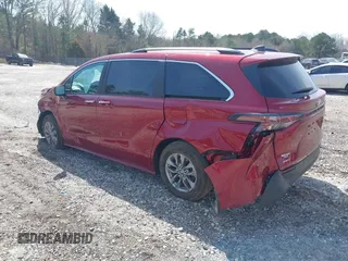 2025 Toyota Sienna XLE with VIN 5TDYRKEC7SS236507, listed as a IAAI auction lot 41635251 with 2,422 mi miles and . Bid and sale history available at DreamBid. Image 3.