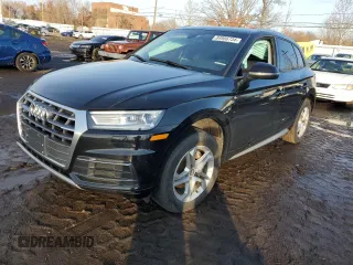 2018 Audi Q5 Premium with VIN WA1ANAFY8J2157784, listed as a Copart auction lot 84956734 with 103,611 mi miles and Salvage Title. Bid and sale history available at carsss.com. Image 1.