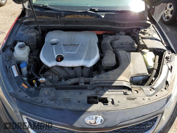 2014 Kia Optima Hybrid LX with VIN KNAGM4AD7E5071358, listed as a Copart auction lot 71671524 with 177,841 mi miles and Clean Title. Bid and sale history available at carsss.com. Image 11.
