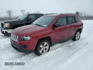 2017 Jeep Compass 75th Anniversary Edition with VIN 1C4NJDBB7HD104465, listed as a Copart auction lot 47433735 with 97,375 mi miles and Salvage Title. Bid and sale history available at carsss.com. Image 1.