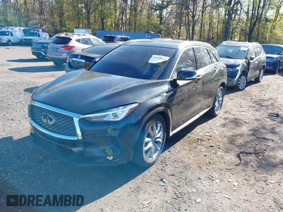 2019 Infiniti QX50 Essential with VIN 3PCAJ5M33KF148215, listed as a IAAI auction lot 42092174 with 82,604 mi miles and . Bid and sale history available at DreamBid. Image 18.