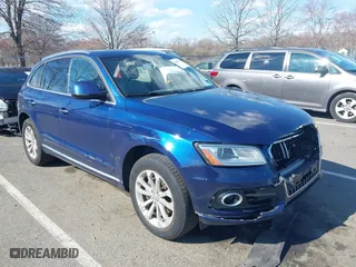 2016 Audi Q5 Premium with VIN WA1C2AFP0GA053619, listed as a IAAI auction lot 41839925 with 186,862 mi miles. Bid and sale history available at carsss.com. Image 1.