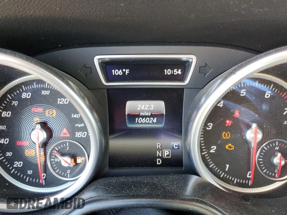 2017 Mercedes-Benz GLS with VIN 4JGDF6EE3HA880149, listed as a Copart auction lot 61208413 with 106,024 mi miles. Bid and sale history available at carsss.com. Image 9.