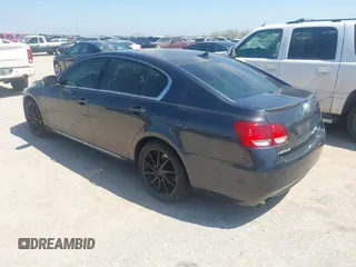 2008 Lexus GS 350 with VIN JTHBE96SX80039065, listed as a IAAI auction lot 41736450 with 202,082 mi miles. Bid and sale history available at carsss.com. Image 3.