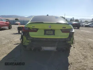 2023 BMW M3 Competition xDrive with VIN WBS43AY01PFN30318, listed as a Copart auction lot 58047995 with 34,312 mi miles and Salvage title. Bid and sale history available at DreamBid. Image 6.