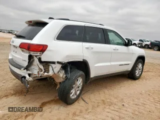 2021 Jeep Grand Cherokee Laredo X with VIN 1C4RJEAG0MC813825, listed as a Copart auction lot 59191185 with 65,888 mi miles and Salvage title. Bid and sale history available at DreamBid. Image 3.
