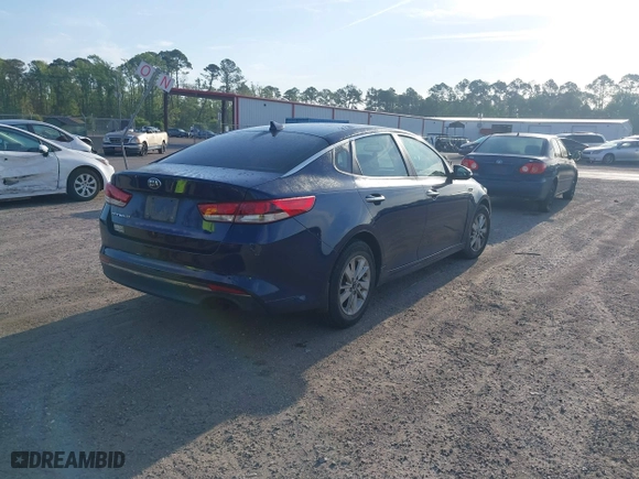 2017 Kia Optima LX with VIN 5XXGT4L35HG174613, listed as a IAAI auction lot 42097790 with 243,335 mi miles. Bid and sale history available at carsss.com. Image 4.