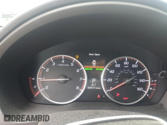 2021 Acura ILX Premium with VIN 19UDE2F85MA003120, listed as a Copart auction lot 61534895 with 78,171 mi miles and Salvage title. Bid and sale history available at DreamBid. Image 9.