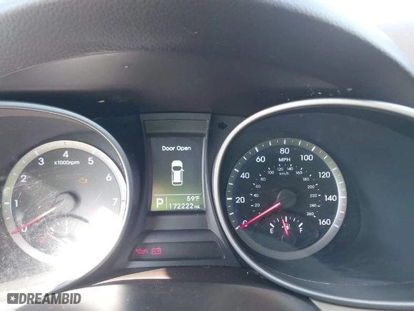 2016 Hyundai Santa Fe Sport with VIN 5XYZTDLB2GG317446, listed as a IAAI auction lot 41818630 with 172,222 mi miles. Bid and sale history available at carsss.com. Image 7.