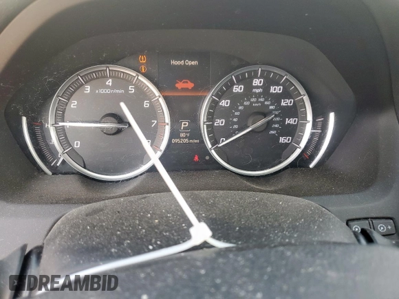 2015 Acura TLX Advance with VIN 19UUB2F77FA000352, listed as a Copart auction lot 60618585 with 95,205 mi miles and Salvage title. Bid and sale history available at DreamBid. Image 9.