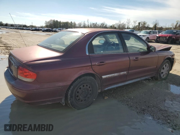2002 Hyundai Sonata with VIN KMHWF25H62A642539, listed as a Copart auction lot 88089735 with 163,679 mi miles and Salvage Title. Bid and sale history available at carsss.com. Image 3.