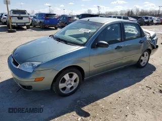 2005 Ford Focus S with VIN 1FAHP34N75W180609, listed as a Copart auction lot 50186265 with 98,337 mi miles and Salvage Title. Bid and sale history available at carsss.com. Image 1.