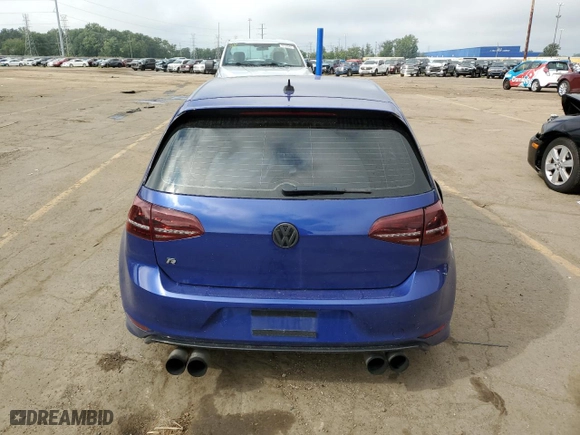 2016 Volkswagen Golf R with VIN WVWUF7AU4GW025565, listed as a Copart auction lot 70034744 with NaN miles and Salvage Title. Bid and sale history available at carsss.com. Image 6.