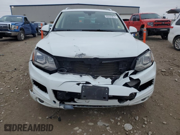 2012 Volkswagen Touareg Exec with VIN WVGEF9BP5CD007456, listed as a Copart auction lot 85225874 with Not Provided miles and Non Repairable. Bid and sale history available at DreamBid. Image 5.
